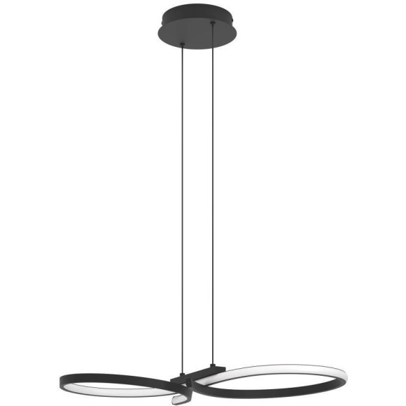 901267 Светод подвес SERPINS , 21W(LED), алюминий, сталь, черный, пластик, белый, 3000K, 2500lm