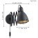 43184 Бра TREBURLEY, 1х28W (E27), L155, H650, H200, сталь, черный, коричневый