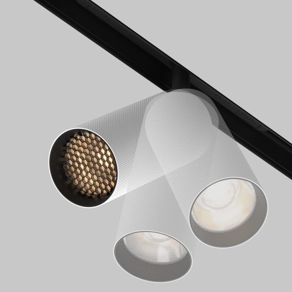 TR097-2-12W3K-M-BW Трековый магнитный светодиодный светильник Maytoni Exility CRI90+ 3000К 930Лм 36° 12Вт