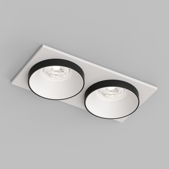 Встраиваемый светильник, IP 20, 50 Вт, GU10, Denkirs DK2422-BK Встраиваемый светильник, IP 20, 50 Вт, GU10, Denkirs DK2422-BK