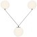 Подвесной светильник Maytoni Twins MOD427PL-L30B3K
