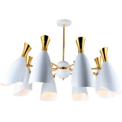 Люстра потолочная на штанге Stilfort 2060/01/08P серия Ricon Люстра потолочная на штанге Stilfort 2060/01/08P серия Ricon