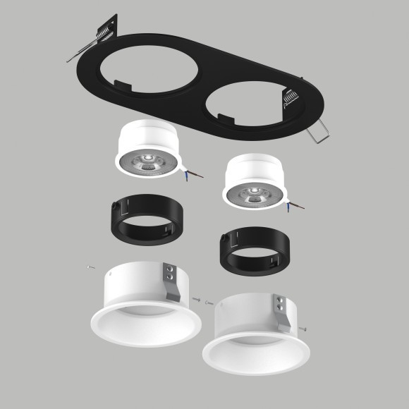 Комплект со светильником Domino Lightstar D6570606BMOD