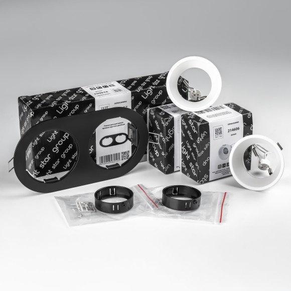 Комплект со светильником Domino Lightstar D6570606BMOD