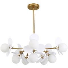 Люстра на штанге Arte Lamp PEACOCK A1369SP-10SG