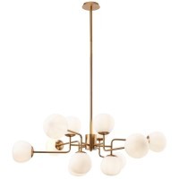 Люстра на штанге Maytoni MOD221-PL-12-G Erich под лампы 12xE14 40W