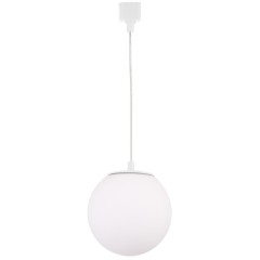 Однофазный двужильный трековый светильник Crystallux CLT 0.31 015 WH под сменную лампу Е27