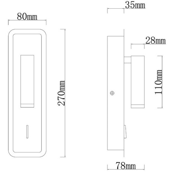 A1990AP-3WH Бра светодиодная c выключателем на корпусе LED IP20 150Lm Ra80 220V Arte Lamp A1990AP-3WH Бра светодиодная c выключателем на корпусе LED IP20 150Lm Ra80 220V Arte Lamp