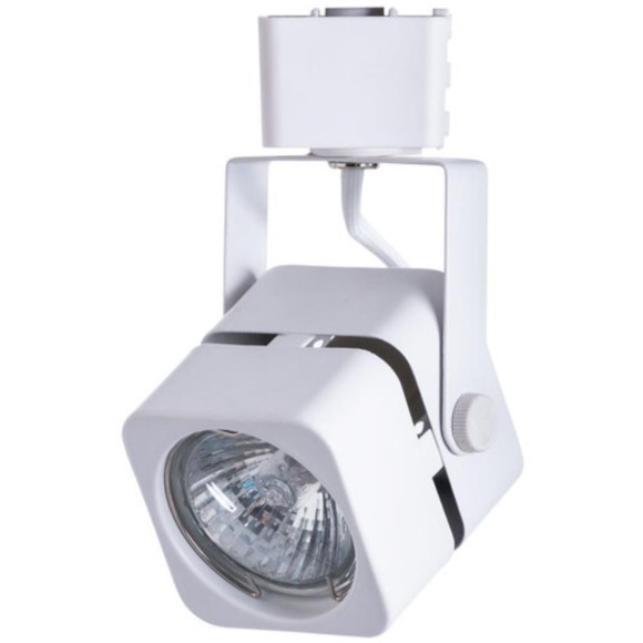 Однофазный двужильный трековый светильник Arte Lamp A1315PL-1WH MISAM под сменную лампу GU10