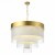 SL1352.203.12 ST Luce AVERSA Подвесная люстра, E14,12х40W, золотистый/белый, прозрачный