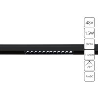 Магнитный трековый светильник Arte Lamp LINEA A4644PL-1BK