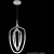 PERA SP50W LED CHROME 3492/250 Crystal Lux Подвесной светильник, хромированная арматура, белый акриловый рассеиватель, LED 50 Вт, 4000 К, 2200 Лм, CRI 80, IP20, 220 В