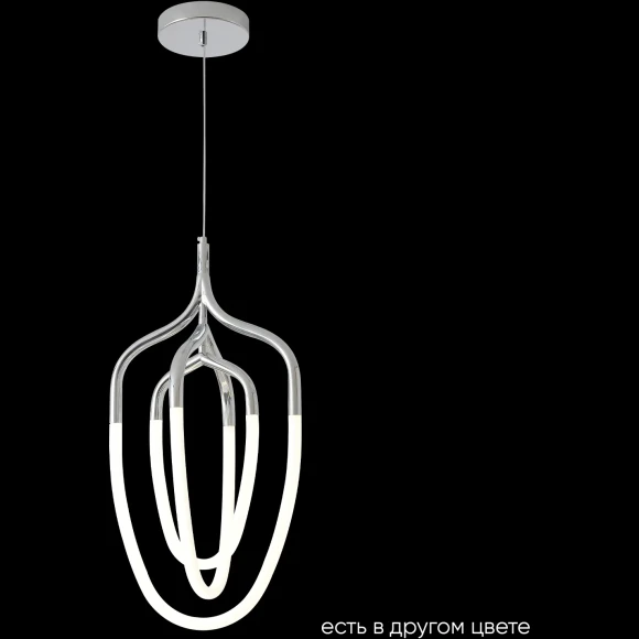 PERA SP50W LED CHROME 3492/250 Crystal Lux Подвесной светильник, хромированная арматура, белый акриловый рассеиватель, LED 50 Вт, 4000 К, 2200 Лм, CRI 80, IP20, 220 В