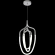 PERA SP50W LED CHROME 3492/250 Crystal Lux Подвесной светильник, хромированная арматура, белый акриловый рассеиватель, LED 50 Вт, 4000 К, 2200 Лм, CRI 80, IP20, 220 В