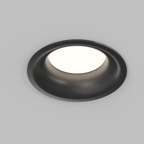 Встраиваемый светильник спот INER, до 15 Вт LED, GX53, IP20, алюминий, чёрный DK2150-BK