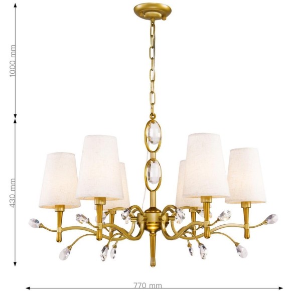 Подвесная люстра Luca 2703-6P