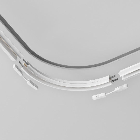 Радиусный соединитель для шинопровода в ГКЛ 9.5мм Maytoni Exility TRA044-angle-W