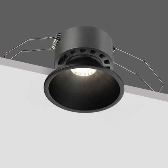 359849 WIR NT25 506 черный Светильник встраиваемый с переключателем цв. температуры IP20 LED 7W 220-240V 2700К\3200К\4000К NOVA 359849 WIR NT25 506 черный Светильник встраиваемый с переключателем цв. температуры IP20 LED 7W 220-240V 2700К\3200К\4000К NOVA