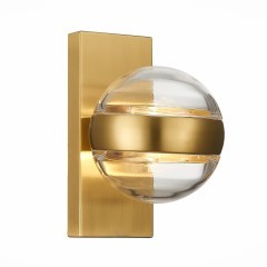 SL1156.301.01 Светильник настенный ST-Luce Латунь/Прозрачный G9 1*5W BALA SL1156.301.01 Светильник настенный ST-Luce Латунь/Прозрачный G9 1*5W BALA