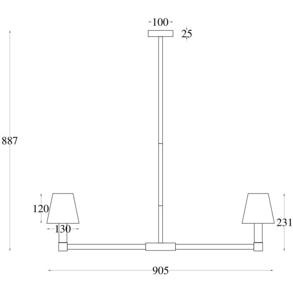 Подвесной светильник Maytoni MOD104PL-09B Подвесной светильник Maytoni MOD104PL-09B