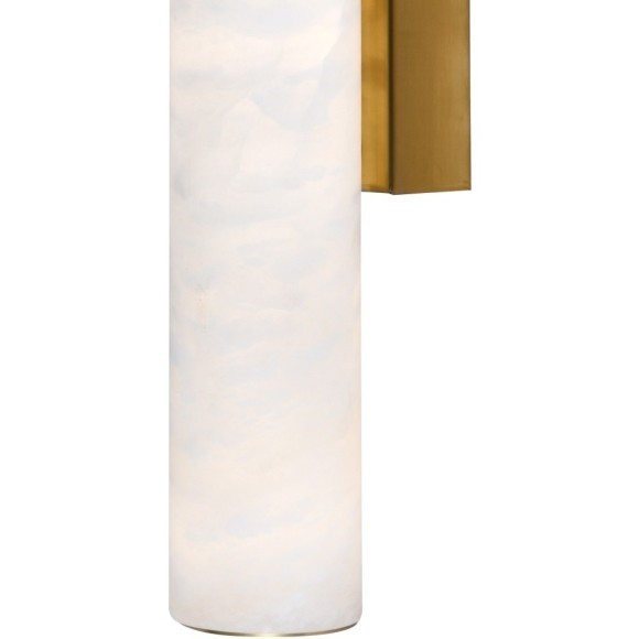 4038/05/01W Stilfort Solid Stone (Солид Стоун) Бронзовый настенный светильник с белым каменным плафоном LED