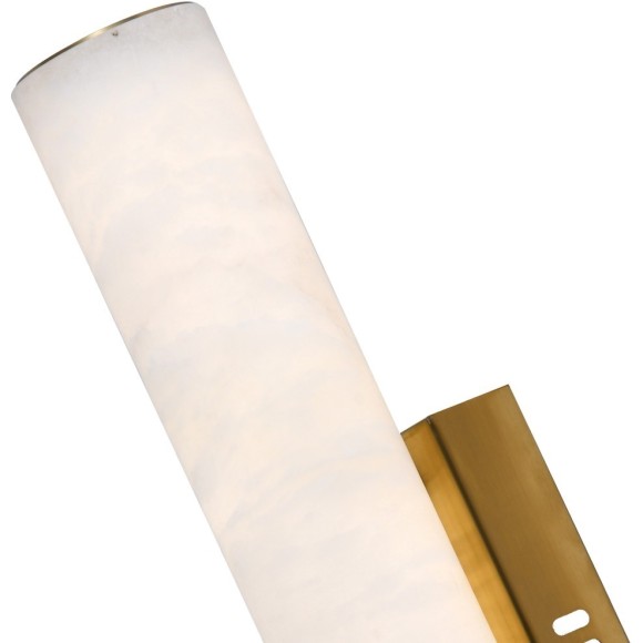 4038/05/01W Stilfort Solid Stone (Солид Стоун) Бронзовый настенный светильник с белым каменным плафоном LED