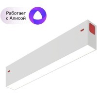 DK8003-WH Трековый магнитный светодиодный SMART (TUYA, Алиса, Wi-Fi, пам. настроек) светильник Denkirs SMART 220V CRI90+ 3000-6000К 760Лм 120° 9Вт