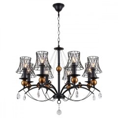 Люстра подвесная Lussole GRLSP-8104 ARIVACA IP21 под лампы 8xE14 48W