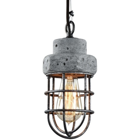 Подвесной светильник с 1 плафоном Lussole GRLSP-9691 COMMACK IP21 под лампу 1xE27 10W