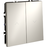 Выключатель встраиваемый VOLTUM S70 для жалюзи 10А, (кашемир)