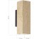 SL1194.401.01 Светильник настенный ST-Luce Черный/Бежевый GU10 1*5W 4000K EARTHY