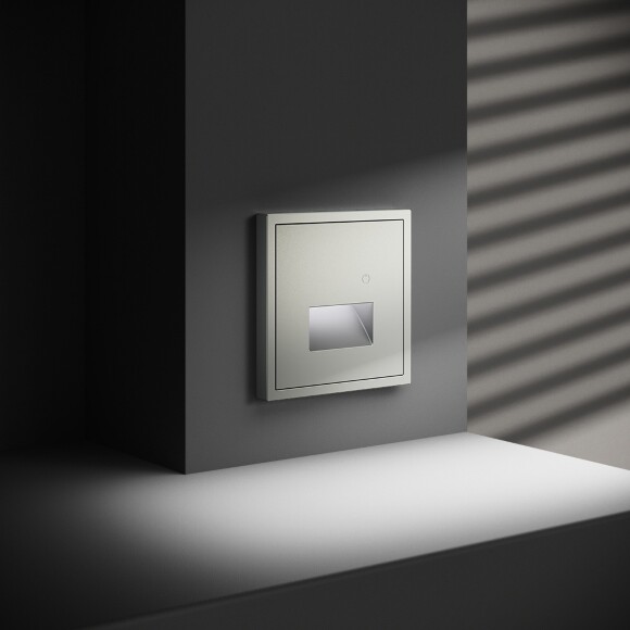 Подсветка светодиодная встраиваемая VOLTUM S70 с датчиком, (сталь)