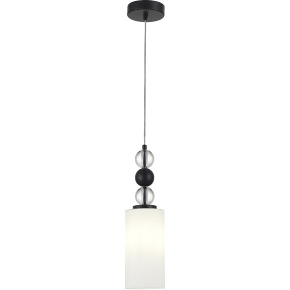 SL2003.403.01 Светильник подвесной ST-Luce черный/белый E27 1*40W AURORA