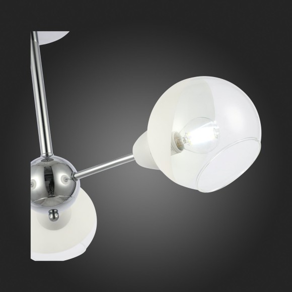 SLE102702-03 Светильник потолочный Хром/Прозрачный, Матовый никель E14 3*40W GIORTE SLE102702-03 Светильник потолочный Хром/Прозрачный, Матовый никель E14 3*40W GIORTE