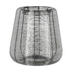 427159 HAGONY B290 Подсвечник сталь стекло серебристый 427159 HAGONY B290 Подсвечник сталь стекло серебристый