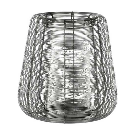 427159 HAGONY B290 Подсвечник сталь стекло серебристый 427159 HAGONY B290 Подсвечник сталь стекло серебристый