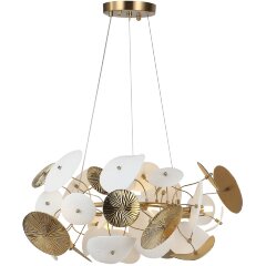 SL1518.303.06 Светильник подвесной ST-Luce Латунь/Белый G9 6*5W 4000K DAHLIA SL1518.303.06 Светильник подвесной ST-Luce Латунь/Белый G9 6*5W 4000K DAHLIA