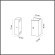 Фиксатор для накладного монтажа (двухсторонний) Odeon Light FINO 7006/2F