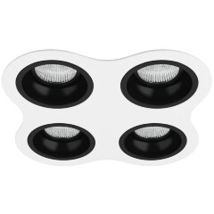Встраиваемый светильник Lightstar D64607070707 Domino под лампы 4xGU5.3 200W