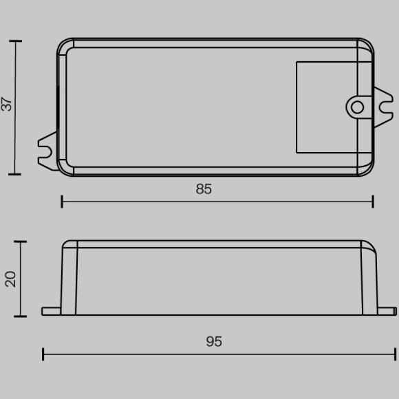 Диммер ZIgbee 12-48VDC DIM 771002