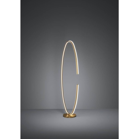 390491 Светодиодный торшер с регулировкой цветовой температуры BOGADO, 20W(LED) ,2200-6500K, 3500lm, сталь, золотой, белый