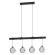 39761 ARGALLO Подвесной светильник с 4 лампами E27, 160Вт, черный, металл/стекло 39761 ARGALLO Подвесной светильник с 4 лампами E27, 160Вт, черный, металл/стекло