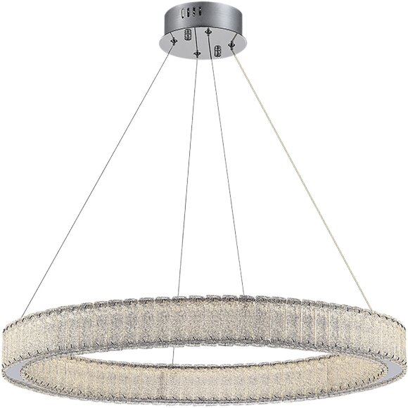 SL6008.123.01 Люстра подвесная ST-Luce Хром/Хром LED 1*40W 3000K LATOZZO