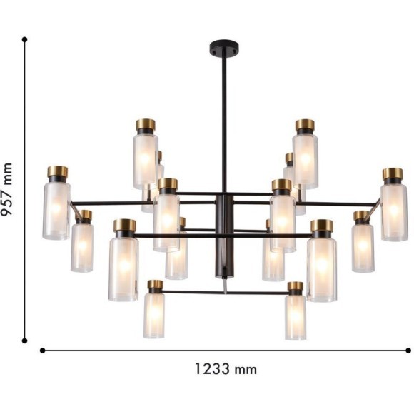 Потолочная люстра Slank 4482-16P