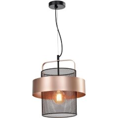 Подвесной светильник с 1 плафоном Lussole LSP-8407 BULLOCK IP21 под лампу 1xE27 40W Подвесной светильник с 1 плафоном Lussole LSP-8407 BULLOCK IP21 под лампу 1xE27 40W