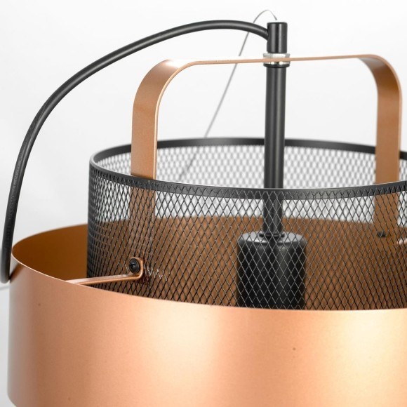 Подвесной светильник с 1 плафоном Lussole LSP-8407 BULLOCK IP21 под лампу 1xE27 40W