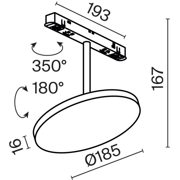 TR131-4-15W-DS-B Трековый магнитный SMART (App, Bluetooth Mesh, Алиса) светодиодный светильник Maytoni Exility CRI90+ 2700-6000К 707Лм 120° 15Вт