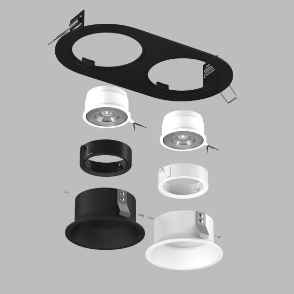 Комплект со светильником Domino Lightstar D6570607WBMOD