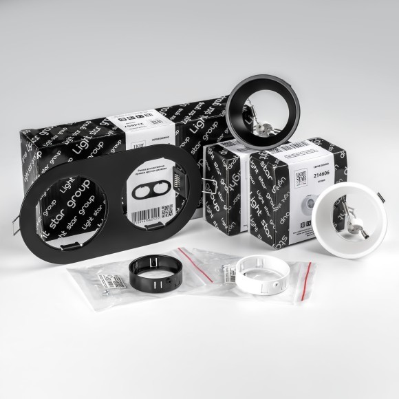 Комплект со светильником Domino Lightstar D6570607WBMOD