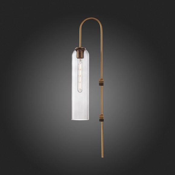 SL1145.341.01 Светильник настенный ST-Luce Латунь/Дымчатый E27 1*60W CALLANA SL1145.341.01 Светильник настенный ST-Luce Латунь/Дымчатый E27 1*60W CALLANA